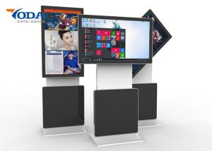 China Shopping Mall Use Flip Monitor Display Multi Touch Screen 60000Hrs Life Cycle wholesale