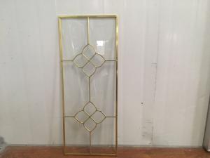 China Frosted Glass Panels For Cabinets , Custom Glass Inserts For Cabinet Doors wholesale