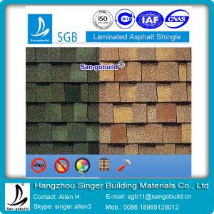 China double layer laminated asphalt shingle for America market wholesale