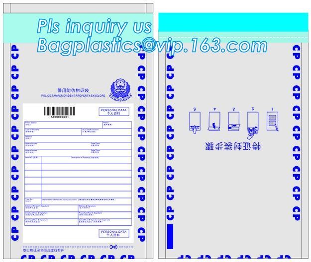 security deposit bags bank deposit bags cash deposit bags, general bank plastic deposit bags supply, Coin and Bank Note