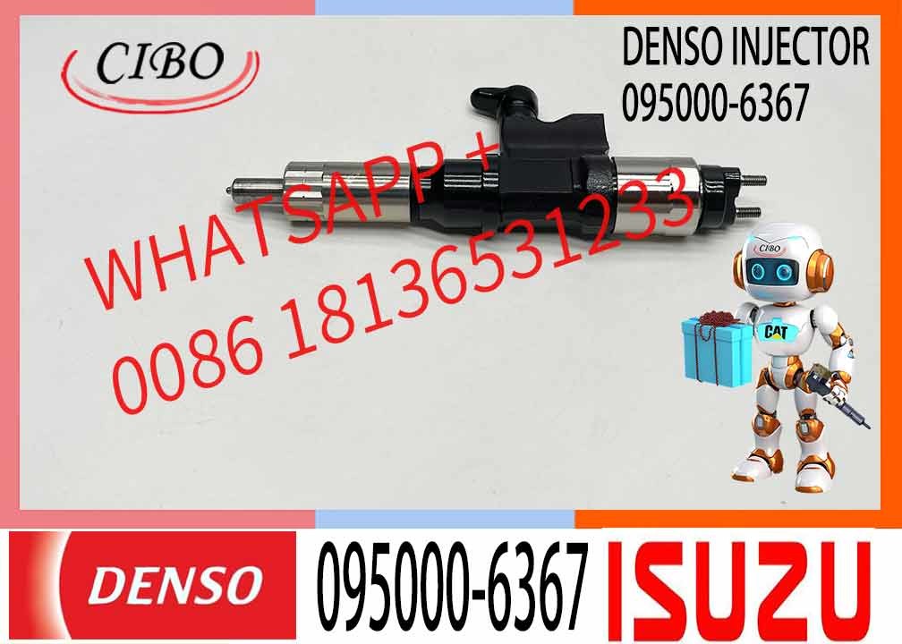 Diesel Fuel Injector common rail injector 095000-6366 8-97609788-3 095000-6367 8-97609788-7 for isuzu 6HK1 4HK1