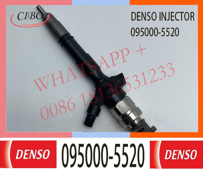 095000-5520 Diesel Common Rail Fuel Injector For TOYOTA HILUX 2KD-FTV 23670-0L010
