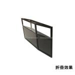 Hot sales folding aluminium alloy tempered glass jewelry display stand,Jewelry