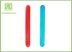 114mm Wavy Popsicle Sticks Wooden , Flat Handicraft Ice Cream Sticks In Bundle