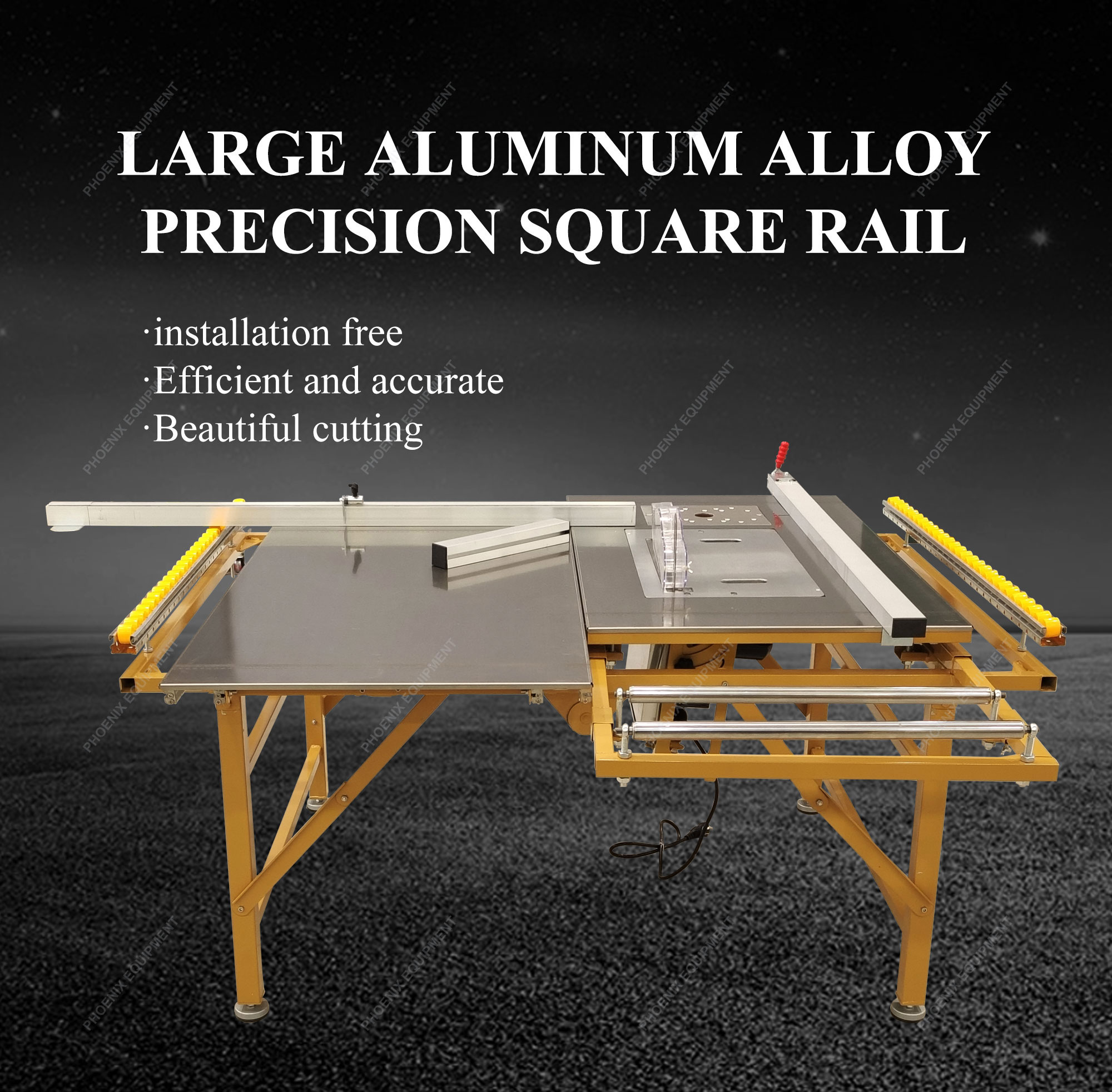 Dust-free Fold Sliding Table Panel Saw Machine for Woodwork Cutting up to 2800mm Length
