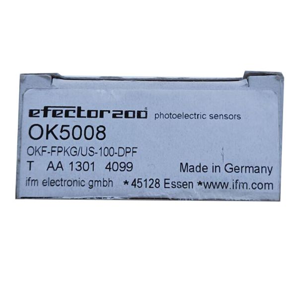 OK5008 IFM Photoelectric Sensors Fibre Optic Amplifier OKF-FPKG/US-100-DPF