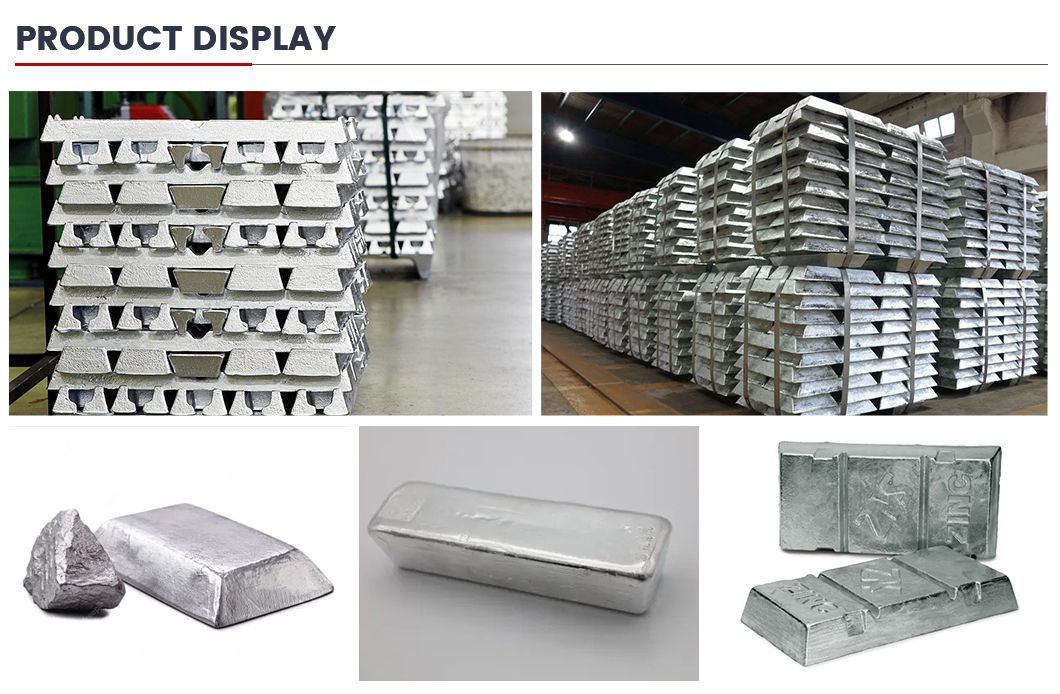 Factory Low Price Pure Zinc Ingot Zn99.99% Zn99.995% Zn99.5% in Stock