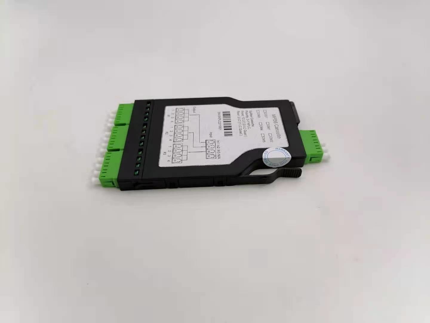 Fully Connectorized Fiber Cassette Card 1X4 Splitter 12 LC APC