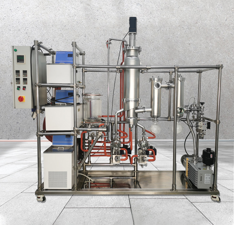 6-15L/H Wiped Film Distillation Equipment Stainless Steel Molecular Industrial Oil Distiller