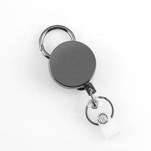 China Deyi Badge Reel Metal Outdoor Badge Clips Retractable Badge Holder Clip wholesale