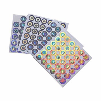 Anti Counterfeiting 2D Tamper Evident Security Labels , Tamper Proof Hologram Stickers