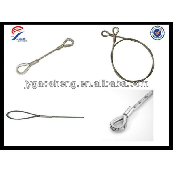 6X36 Steel Wire Rope Sling Assembly Drawn Wire 10mm Diameter