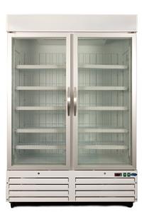 China Commercial Glass Door Freezer LED Lighting Good Temperature Evenness wholesale
