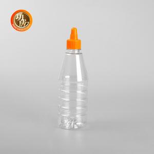 China Transparent Plastic Condiment Squeeze Bottle For Easy Refilling wholesale