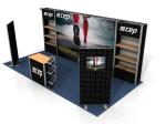 Custom Print Trade Show Booth Displays , Exhibition Portable Trade Show Booths