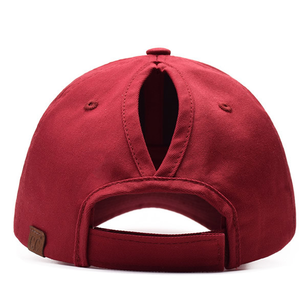 Wholesale Pony Tail Baseball Hat Adjustable mesh baseball cap Spring & Summer sun visor blank caps for promotional items