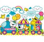 Environmental-Friendly Cute Childrens Wall Stickers 4390