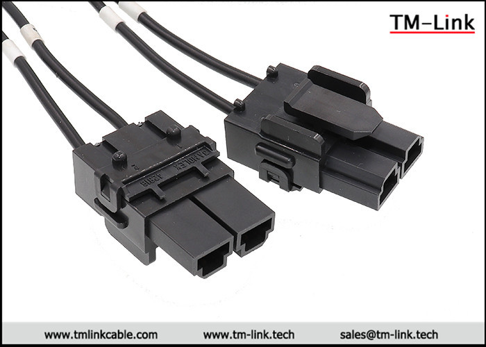 Molex SD-42816-0212 to European terminals customized cable assembly