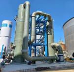 Waste Flue Gas Desulfurization Scrubber / Gas Cleaner Industrial Fiberglass GRP