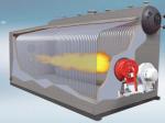 Automatic Propane Water Boiler , Gas Fired Central Heating 7MW Longitudinally D