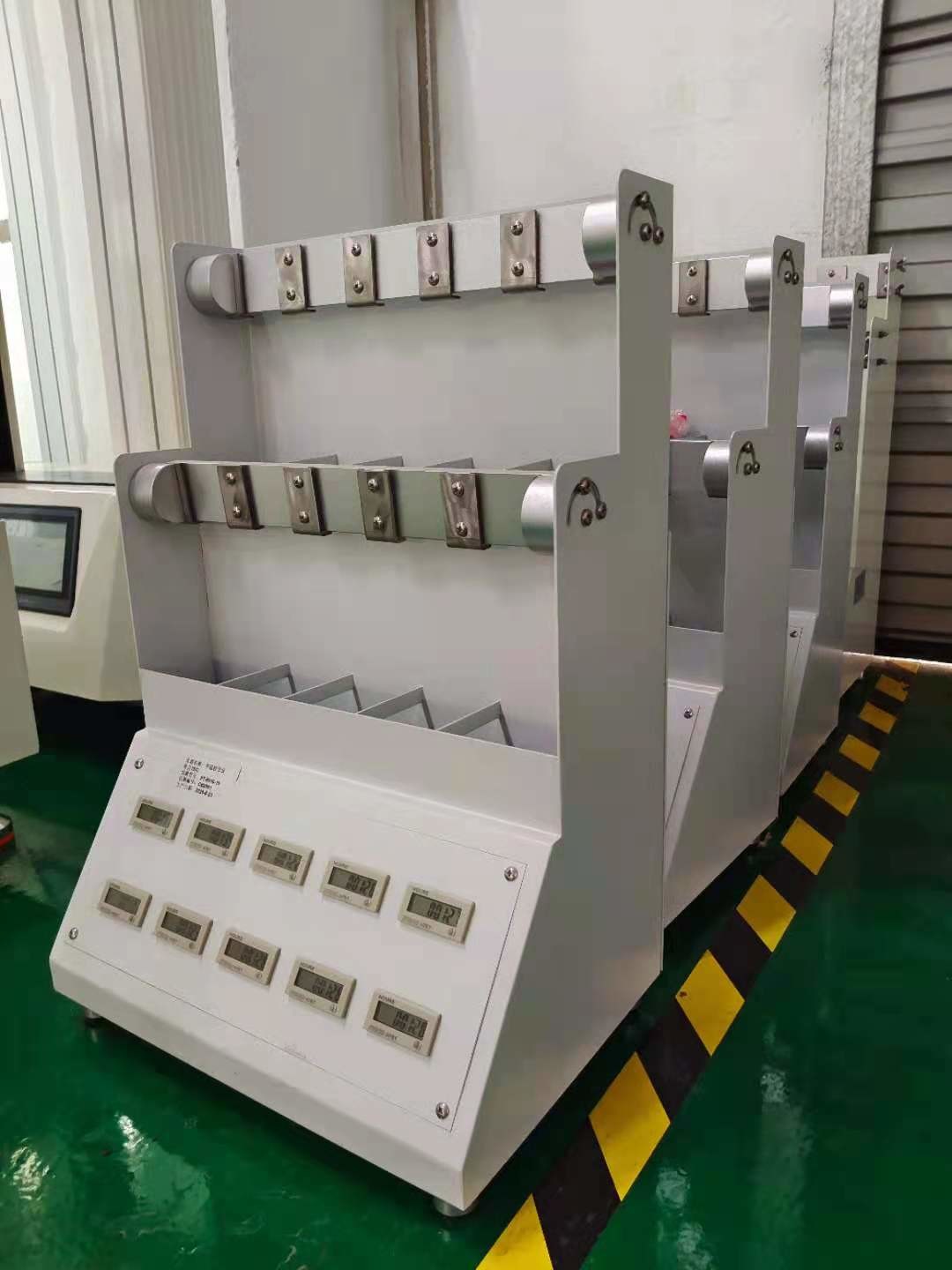 10 Station Adhesive Tape Holding Force Test Machine with Room Temperature Timer