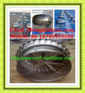 China 680mm wind driven roof turbo ventilator for warehouse stainless steel wholesale