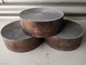 China Vehicle Exhaust Ceramic Metal Catalyst 600cpsi wholesale