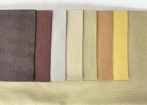 China Elastic PU Leather Upholstery Fabric Eco Friendly Water Resistant wholesale