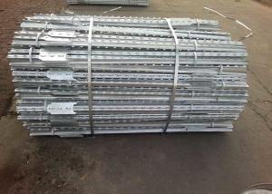 China ISO14001 2015 Hot Dip Galvanized 8ft Steel Studded T Post wholesale