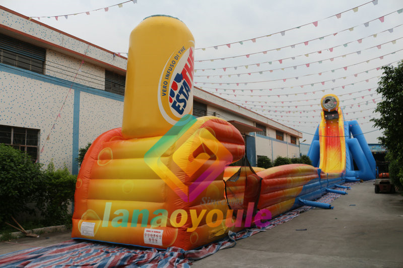 Customized 0.9mm Slide Inflable Jumping Castle Combo