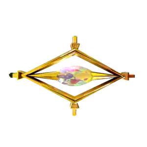 China ABM Gorgeous gold Georgian bar connector wholesale