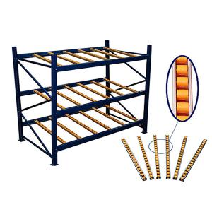 China Industrial Warehouse Carton Flow Rack Powder Coating 100-1000 Kgs Per Bed Light wholesale