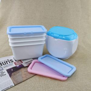 China PP 53g 102MM Square Laundry Powder Storage Container wholesale