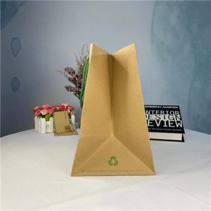 China 100% Recyclable Kraft Paper Takeaway Bags For Restaurant wholesale