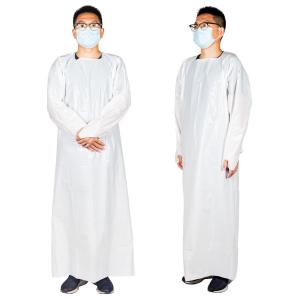 China PE Surgical Protective Isolation Gown Medical Disposable Gowns wholesale