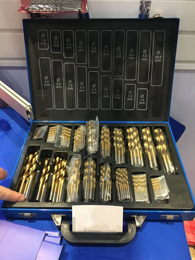 170pcs Set Cobalt High Speed Steel Twist Drills Length 34-160mm