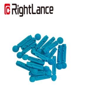 China For Pricking Blood 28G Blue Disposable Stainless Steel Twist Lancets wholesale