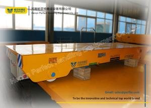 China Precision Tubes Rail Transfer Cart / Material Handling Trolley Four Wheels wholesale