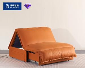 China BN Stretching Function Sofa Bed Living Room Household Single Folding Sofa Bed Technology Cloth Electric Sofa Bed wholesale
