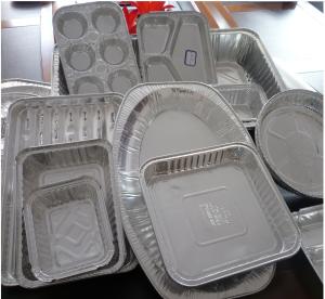 China Food Aluminium Foil Container Tray With Lids Aluminium Roasting Pan wholesale