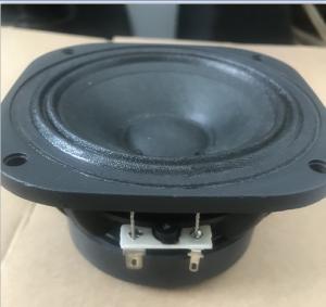 China 4 Inch Small Speaker Car Audio Woofer , Slim Subwoofer Car Audio In Black wholesale