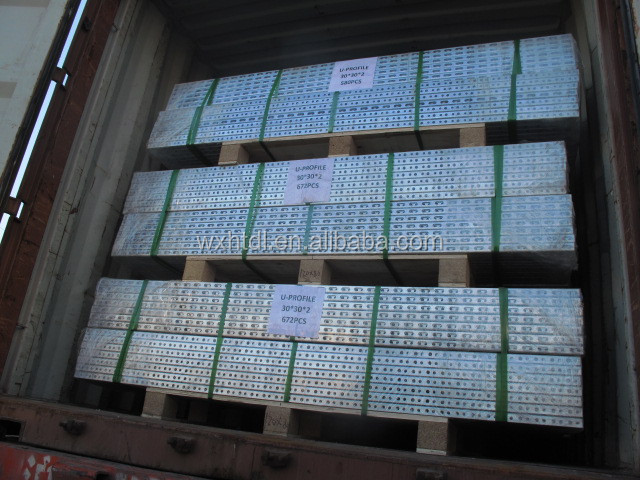 Gi Slotted C Channel 41x41 1-5/8 X 1-5/8 Metal Slotted