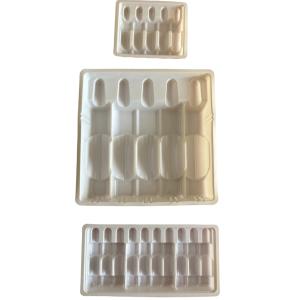 China Customized Wholesale Drug Ampoule Trays 1ml 2ml 5ml 10m Water Injection PET Ampoule Trays wholesale