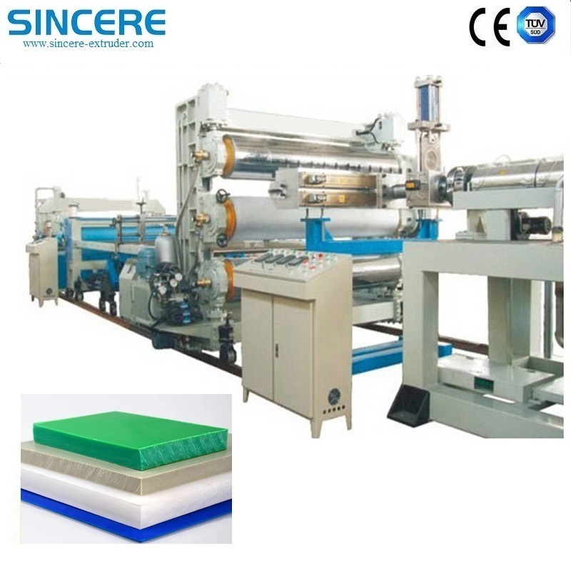 Plastic PE PP ABS PS Sheet Extrusion Line Machine Single Screw 150mm-8000mm