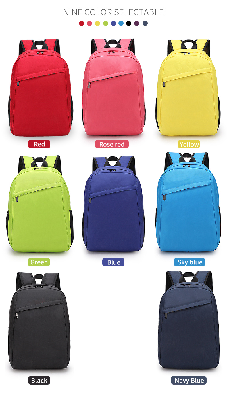 Custom logo fashion middle school students waterproof backpack for kid school bag