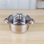 4L Kitchen Soup Pots Large Capacity Kitchen Stainless Steel Cookware