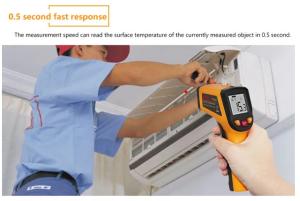 China Hot selling household calibration electronic infrared thermometer Industrial Digital Thermometer wholesale