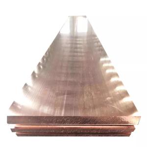 China 99 Copper Sheet Metal 4x8 0.5mm 2mm 1mm 5mm C10100 C10200 C10300 Copper Plate 10mm wholesale