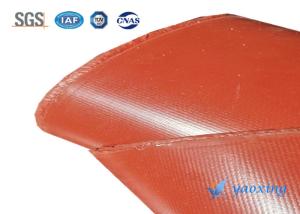 China 500℉ Corrosion Resistance Doubel Sides Coated Fiberglass Silicone Fabric wholesale