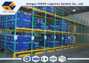 China FIFO Economical Gravity Pallet Racking Power Coating For Vulnerable Goods wholesale